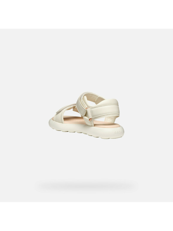 Geox Cremefarbene Geox Puffypop Sandalen für Mädchen