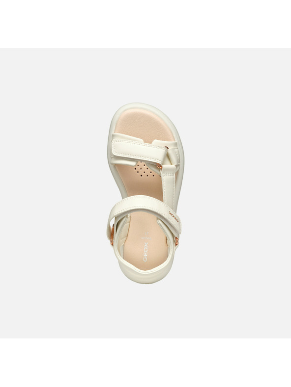 Geox Cremefarbene Geox Puffypop Sandalen für Mädchen