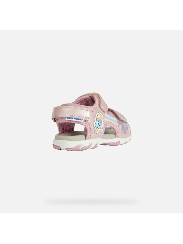 Geox Rosafarbene Geox Flaffee Mädchensandalen