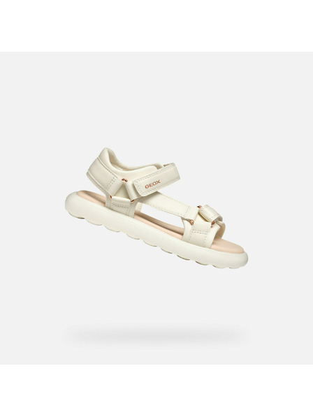 Geox Cremefarbene Geox Puffypop Sandalen für Mädchen