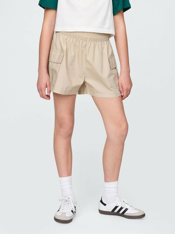 GAP Mädchen-Cargo-Shorts aus Popeline GAP