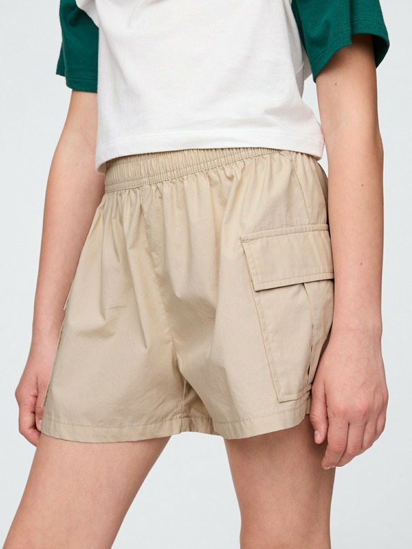 GAP Mädchen-Cargo-Shorts aus Popeline GAP