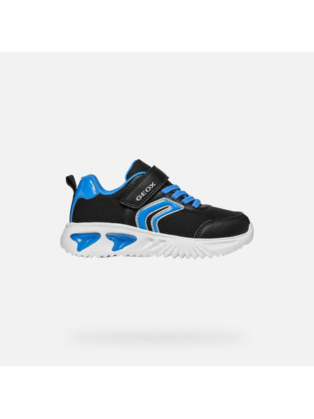 Geox Schwarze Geox Assister Turnschuhe für Jungen