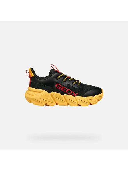 Geox Schwarze Jungen-Sneaker Geox Flexyper Fast