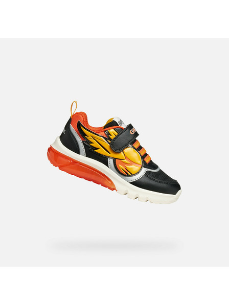 Geox Schwarze Geox Ciberdron Turnschuhe für Jungen