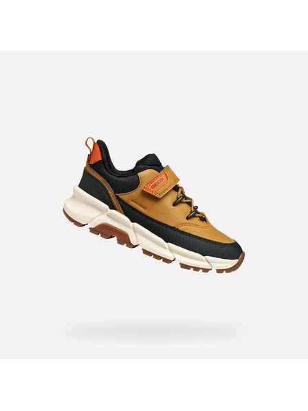 Geox Hellbraune Jungen-Sneaker Geox Flexyper Plus