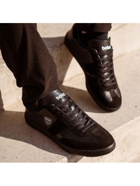 BOTAS *** Herren Ledersneaker / Turnschuhe schwarz Botas Iconic