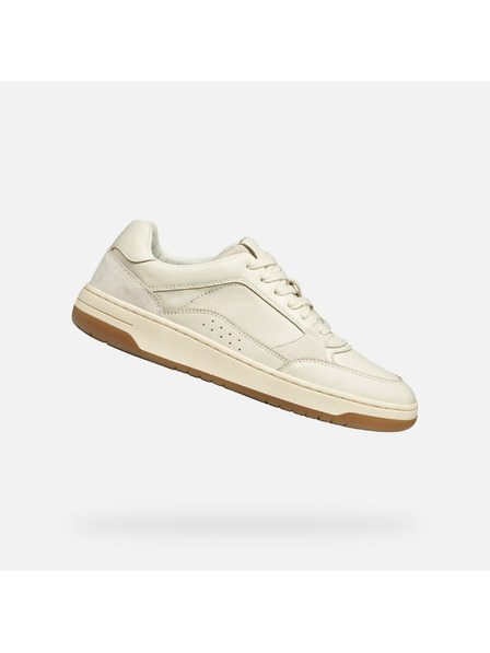 Geox Cremefarbene Herren-Sneaker Geox Sedral Court