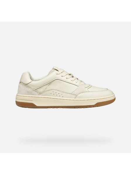 Geox Cremefarbene Herren-Sneaker Geox Sedral Court