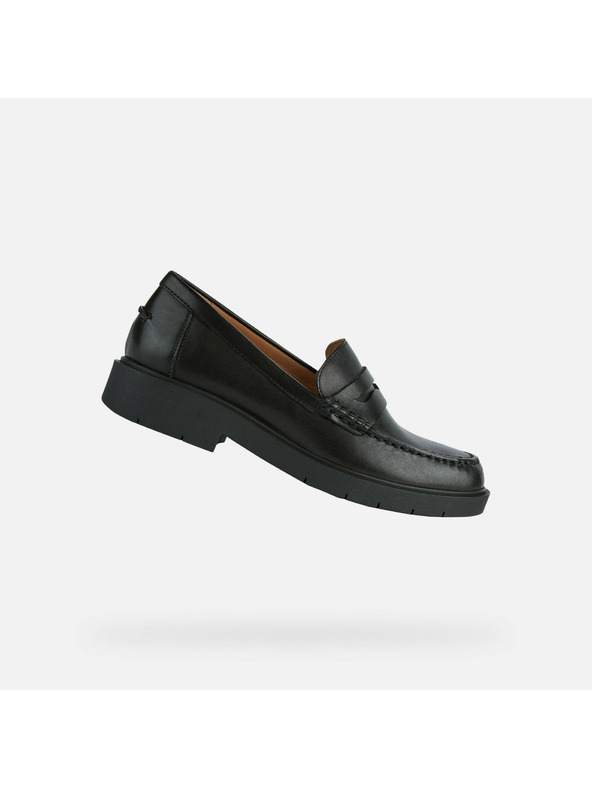 Geox Schwarze Damen-Mokassins Geox Spherica EC-1