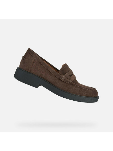Geox Braune Damen-Mokassins Geox Spherica EC1