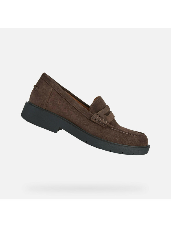 Geox Braune Damen-Mokassins Geox Spherica EC1