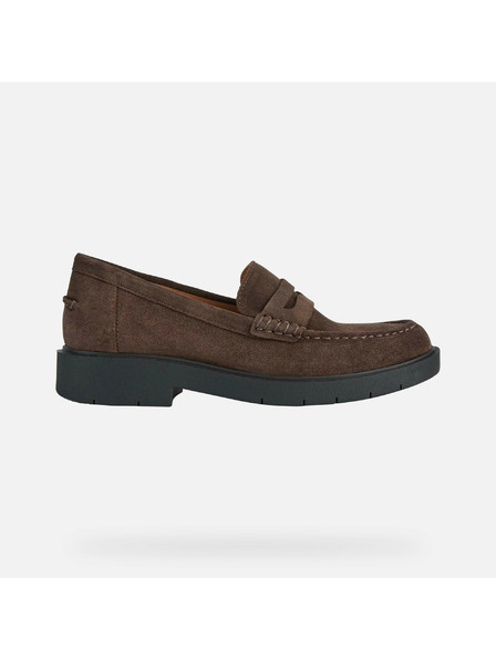 Geox Braune Damen-Mokassins Geox Spherica EC1