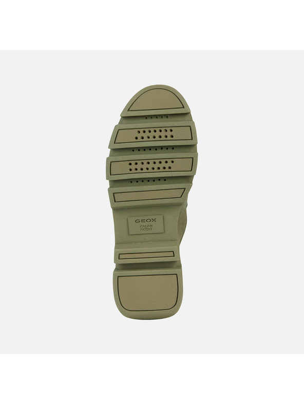 Geox Hellgrüne Damen-Mokassins Geox Vilde