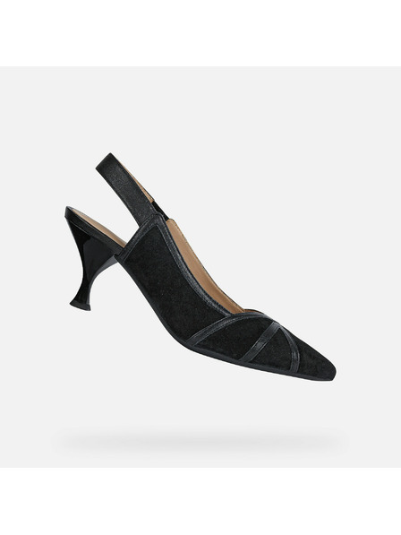 Geox Schwarze Damen-Pumps Geox Elisangel Mid