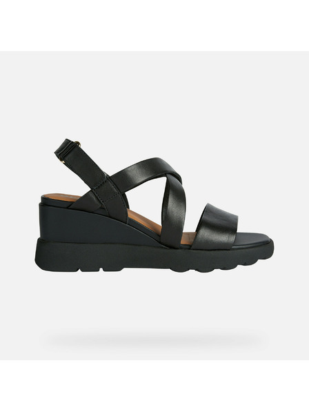 Geox Schwarze Damen-Sandalen Geox Spherica EC6
