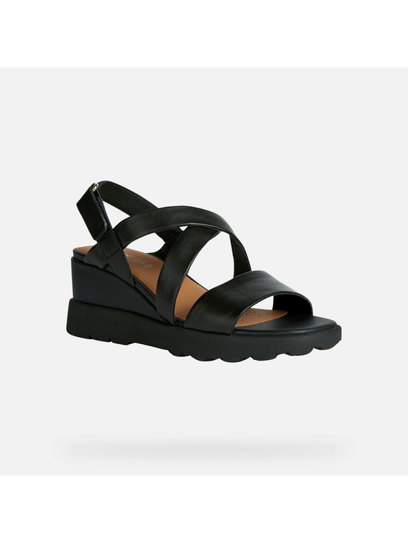 Geox Schwarze Damen-Sandalen Geox Spherica EC6