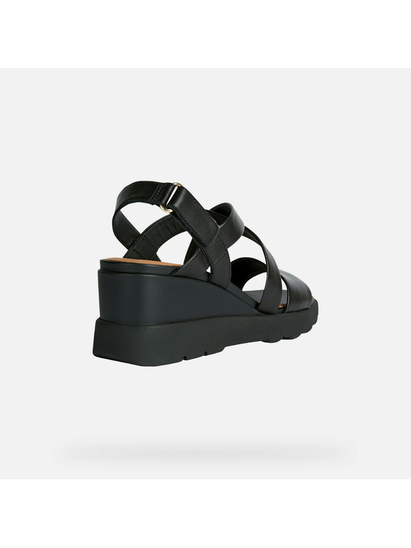 Geox Schwarze Damen-Sandalen Geox Spherica EC6