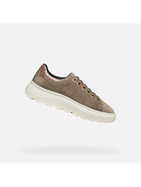 Geox Beige Damen-Sneaker Geox Spherca EC4.1
