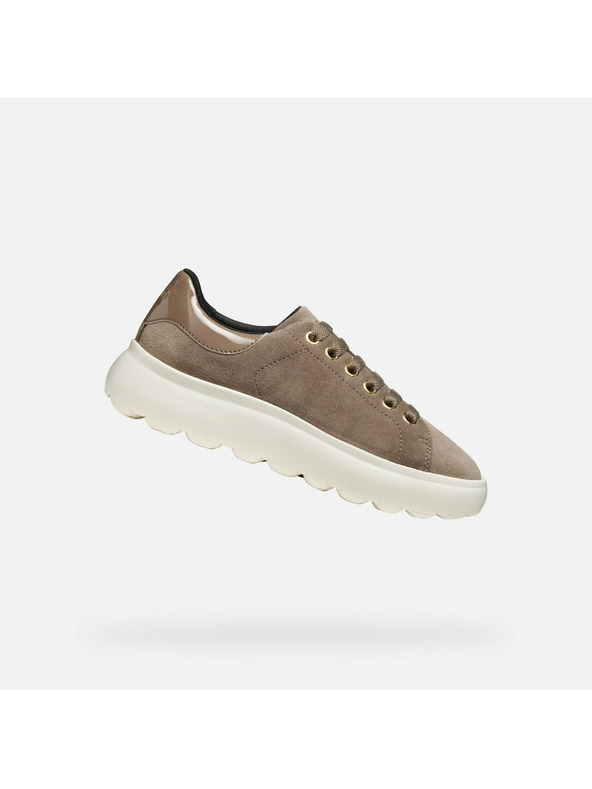 Geox Beige Damen-Sneaker Geox Spherca EC4.1