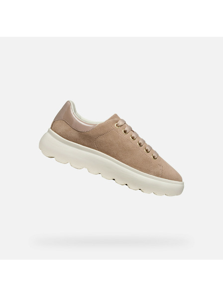 Geox Beige Geox Spherica EC4.1 Damen Turnschuhe