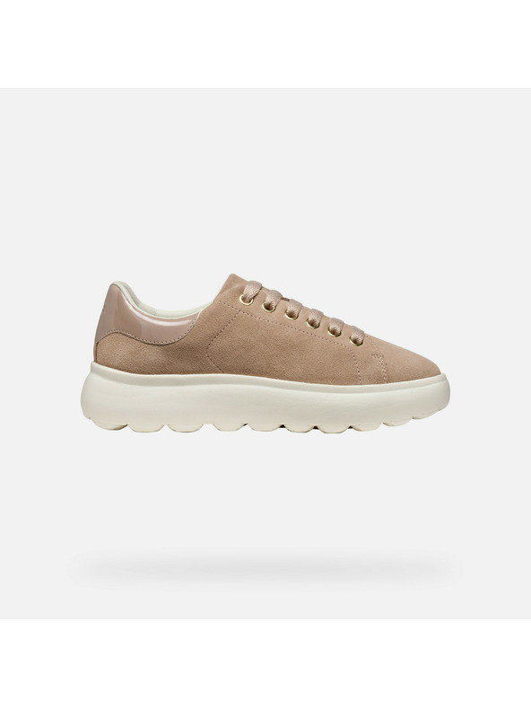 Geox Beige Geox Spherica EC4.1 Damen Turnschuhe