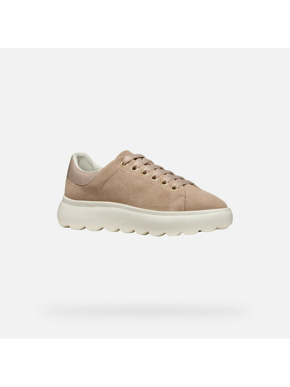 Geox Beige Geox Spherica EC4.1 Damen Turnschuhe
