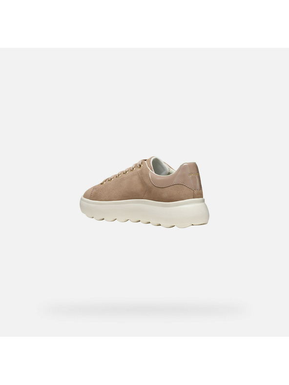 Geox Beige Geox Spherica EC4.1 Damen Turnschuhe