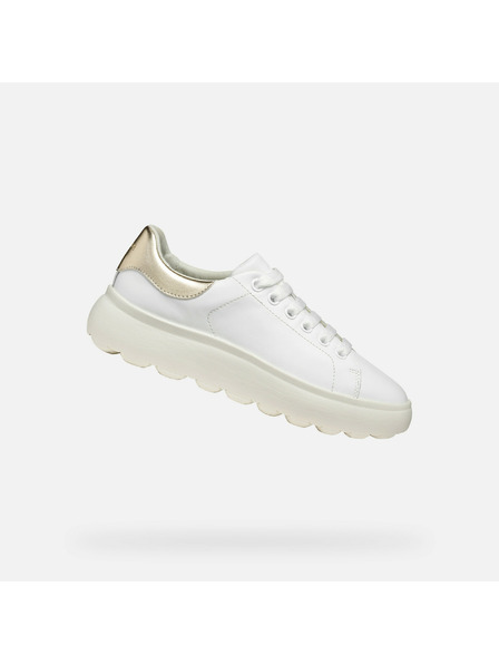 Geox Weiß Damen Geox Spherica Ec4.1 Turnschuhe