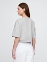 GAP Damen-Oversize-Crop-Sweatshirt VintageSoft Americana GAP