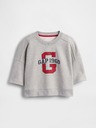 GAP Damen-Oversize-Crop-Sweatshirt VintageSoft Americana GAP