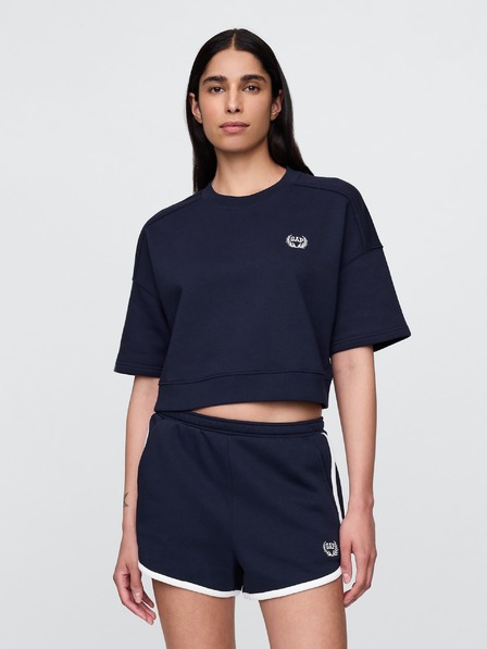 GAP Damen-Oversize-Crop-Sweatshirt VintageSoft Americana GAP