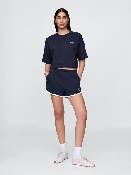 GAP Damen-Oversize-Crop-Sweatshirt VintageSoft Americana GAP