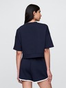 GAP Damen-Oversize-Crop-Sweatshirt VintageSoft Americana GAP