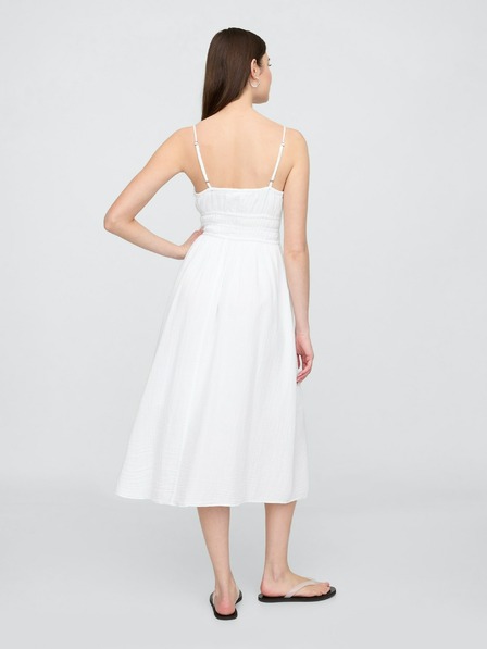 GAP Damen-Maxikleid aus Musselin mit Taschen GAP