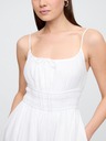 GAP Damen-Maxikleid aus Musselin mit Taschen GAP