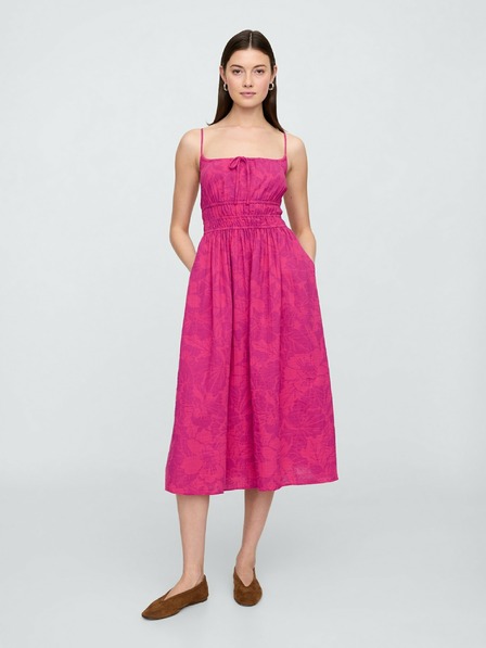 GAP Damen-Maxikleid aus Musselin mit Taschen GAP