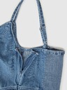 GAP Damen Jeans-Maxikleid mit Taschen GAP