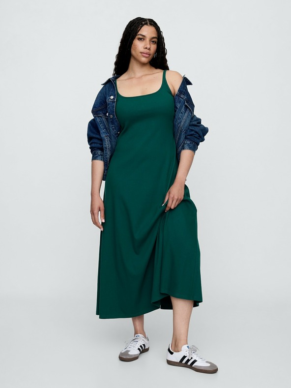 GAP Damen-Midikleid aus Rippstrick GAP