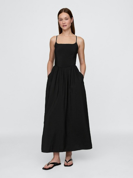 GAP Damen Maxikleid mit Taschen GAP