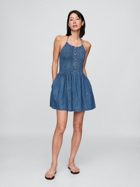 GAP Damen-Jeans-Minikleid mit Taschen GAP