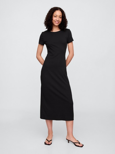 GAP Damen-Strick-Midikleid mit Cut-Outs GAP