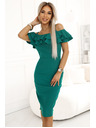 numoco Eng anliegendes Midikleid CARMEN im spanischen Stil
