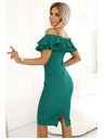 numoco Eng anliegendes Midikleid CARMEN im spanischen Stil