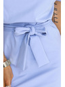 numoco ROXI Kleid mit asymmetrischem Rock und Gürtel