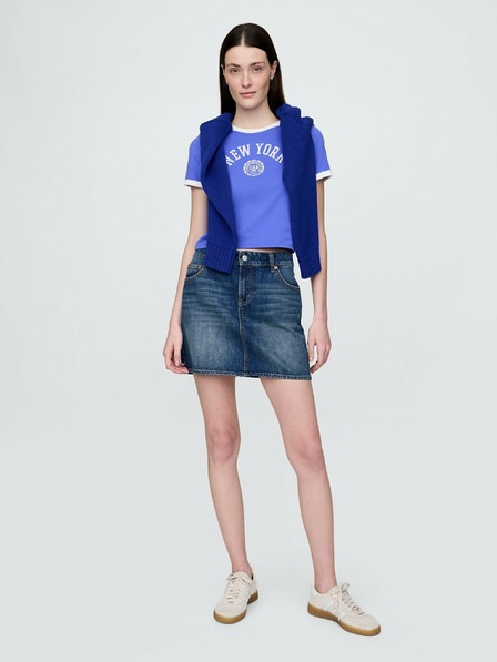GAP Damen Crop-T-Shirt mit Logo GAP