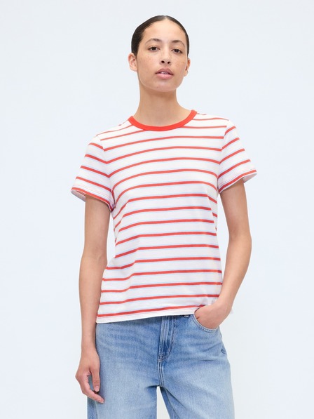 GAP Damen-T-Shirt aus Baumwolle Americana GAP