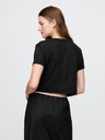 GAP Damen-Leinen-Crop-T-Shirt GAP