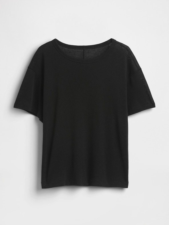 GAP Damen-Leinen-Crop-T-Shirt GAP