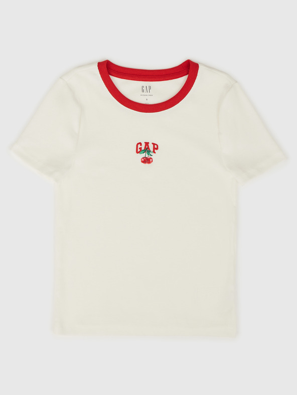 GAP Damen Crop-T-Shirt mit Logo GAP
